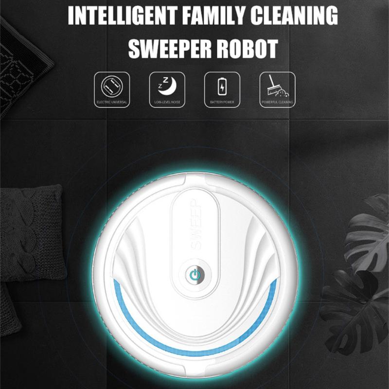 Full Automatic Mini Vacuuming Robot Home Sweeper Robot Robotic Vacuum Cleaner Intelligent Household Appliances Charging Sweeper