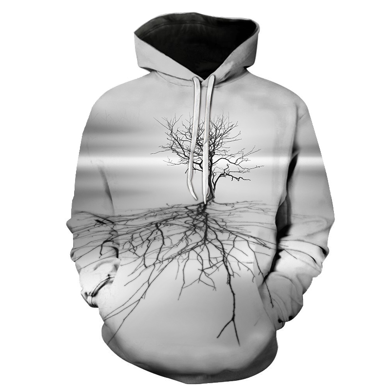 New Trees Forest Nature 3D Printed Hoodies Mountain or Sea Scenery Men Women Casual hooded Sweatshirt Coats Christmas gift