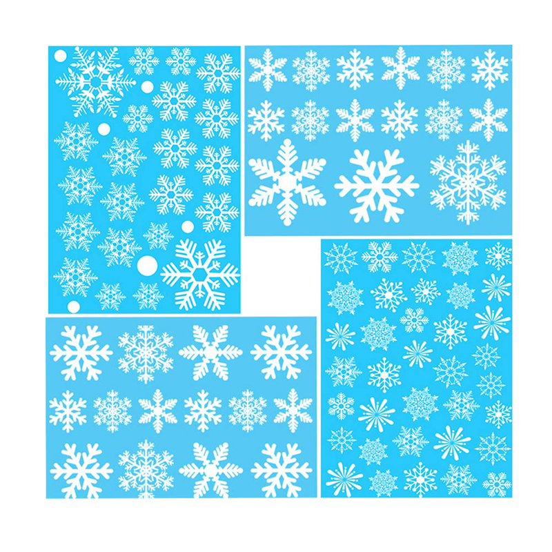 Snowflakes Window Cling Decals Stickers 87 PCS 1.41-4.33 Inch White PVC Snow Flake Sticker
Snowflakes Window Cling Decals Stickers 87 PCS 1.41-4.33 Inch White PVC Snow Flake Sticker