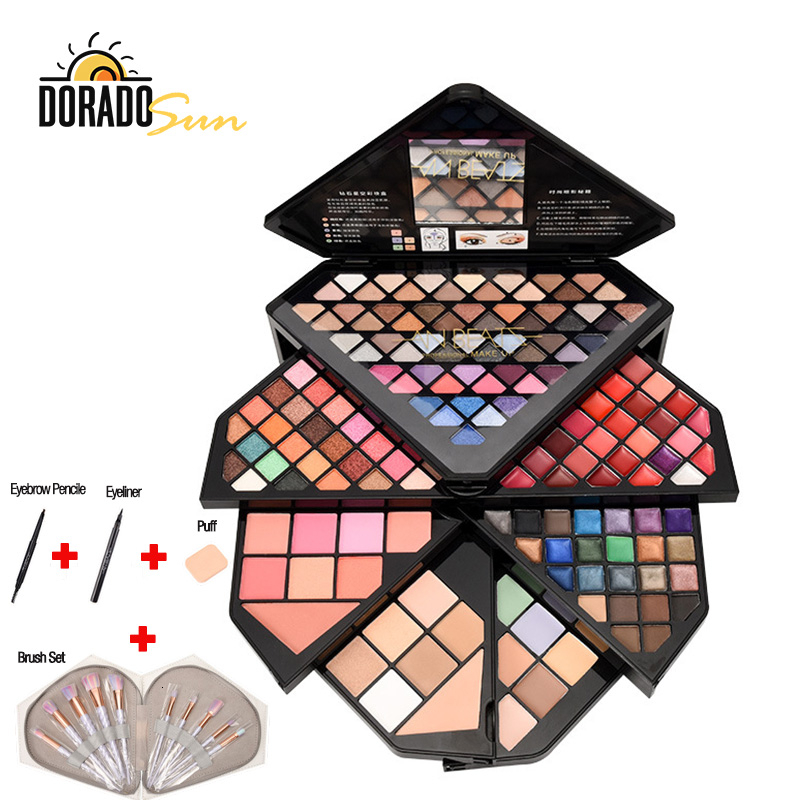 Doradosun Professional Makeup Set Eyeshadow Lipsticks Eyebrow Powder Foundation Concealer
Doradosun Professional Makeup Set Eyeshadow Lipsticks Eyebrow Powder Foundation Concealer