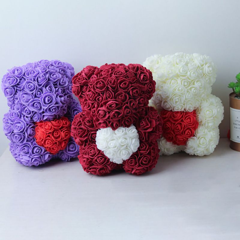 Artificial Decoration Valentines Day Bear Rose Gift Red Rose Teddy Flower PE Christmas Gifts Women Valentines Romantic Gift
Artificial Decoration Valentines Day Bear Rose Gift Red Rose Teddy Flower PE Christmas Gifts Women Valentines Romantic Gift