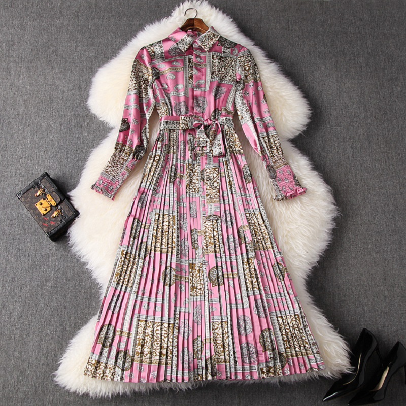 Spring 2020 new office lady Full sleeve shirt dress xl Retro printing Women Clothing sexy club Long pleated Womanliness dresses, Pink
Spring 2020 new office lady Full sleeve shirt dress xl Retro printing Women Clothing sexy club Long pleated Womanliness dresses, Pink