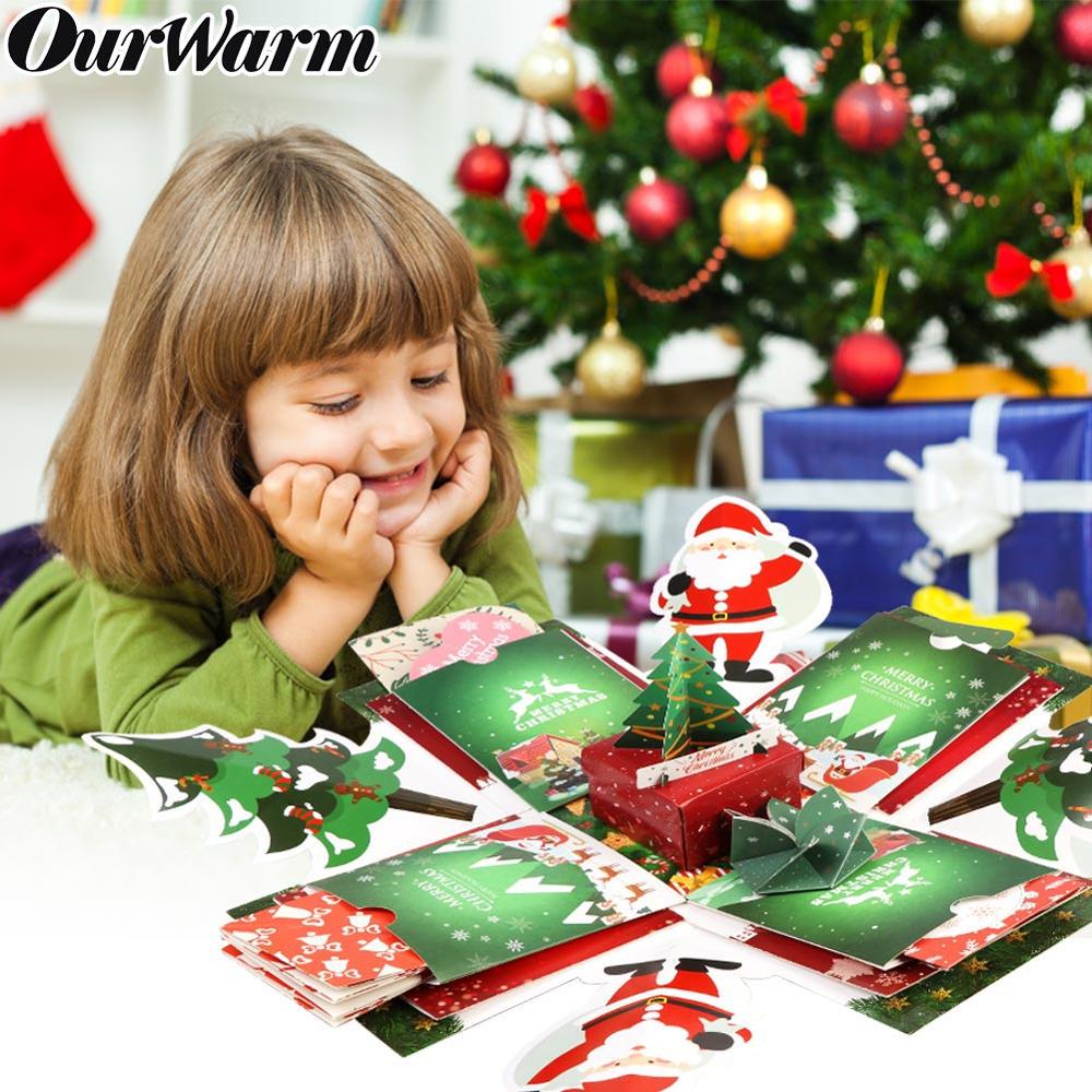 OurWarm DIY Suprise Party's Christmas Explosion Box For Christmas Scrapbook DIY Photo 2019 New Year Kids Gift 15x15x15cm
OurWarm DIY Suprise Party's Christmas Explosion Box For Christmas Scrapbook DIY Photo 2019 New Year Kids Gift 15x15x15cm