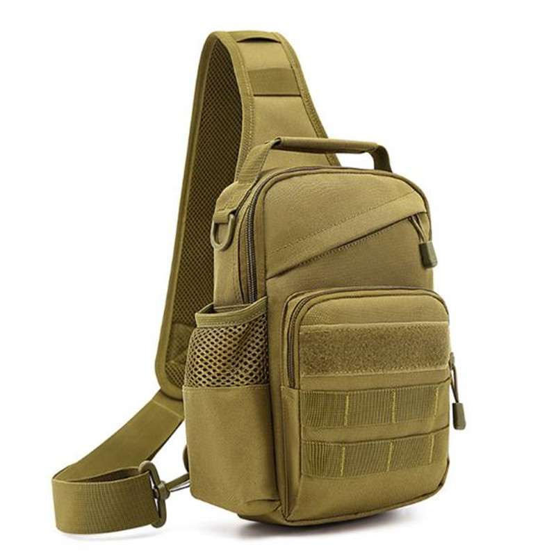 D5column X219 Tactical Bag Outdoor Sports Backpack Unisex Hiking Camouflage Nylon Chest Bag, Khaki
D5column X219 Tactical Bag Outdoor Sports Backpack Unisex Hiking Camouflage Nylon Chest Bag, Khaki