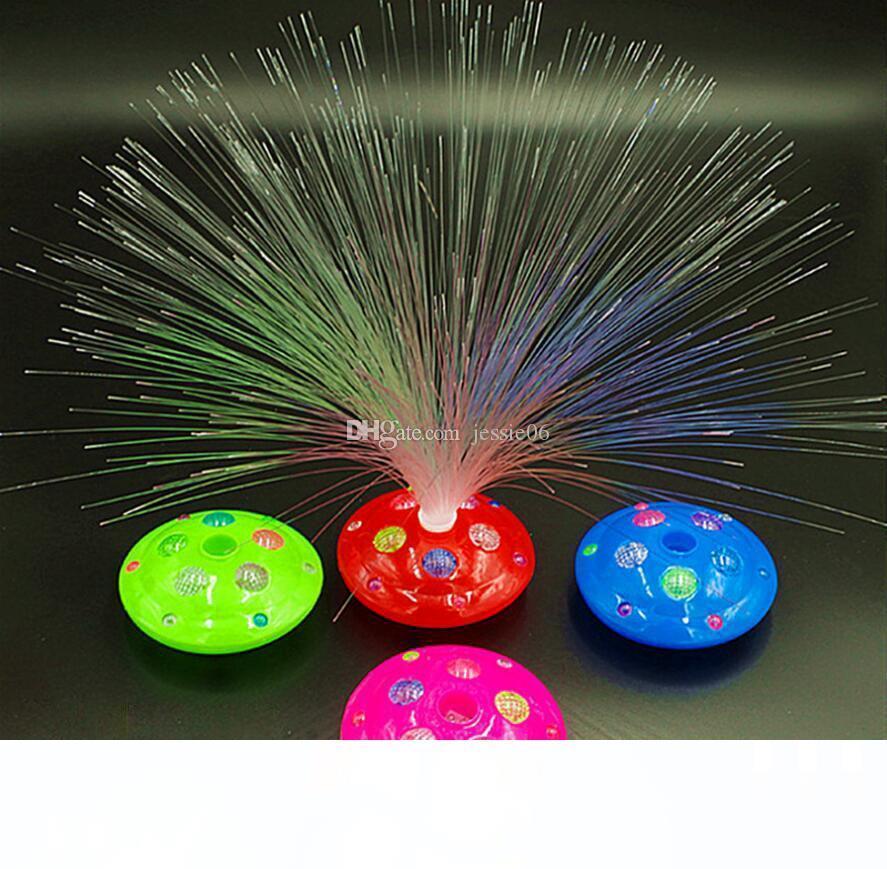 Party Decorations Fiber Optic Lamp Light Holiday Wedding Fiberoptic LED Festive Christmas Colorful flashing starry glowing gem fib5328033