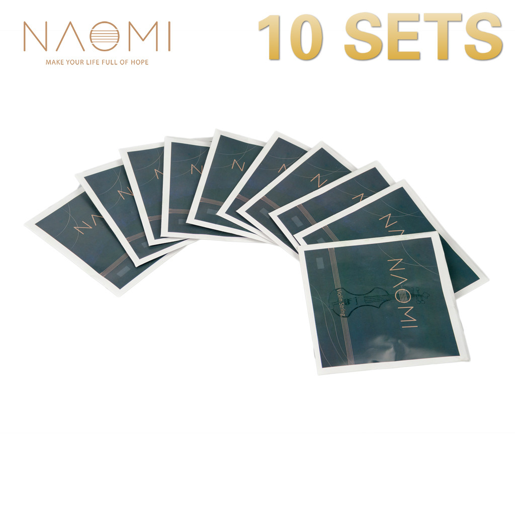 NAOMI Violin String 10 SETS For 4/4 3/4 Violin Strings Steel Strings G D A & E Strings Violin Accessories SET
NAOMI Violin String 10 SETS For 4/4 3/4 Violin Strings Steel Strings G D A & E Strings Violin Accessories SET