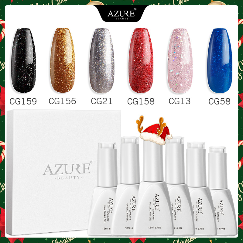 Beauty 6Pcs/Lot Christmas Series Led Nail Gel Varnish Shiny Glitter Semi Permanent UV Gel Nail Kits Soak Off Salon Polish, 2pcs set 02
Beauty 6Pcs/Lot Christmas Series Led Nail Gel Varnish Shiny Glitter Semi Permanent UV Gel Nail Kits Soak Off Salon Polish, 2pcs set 02