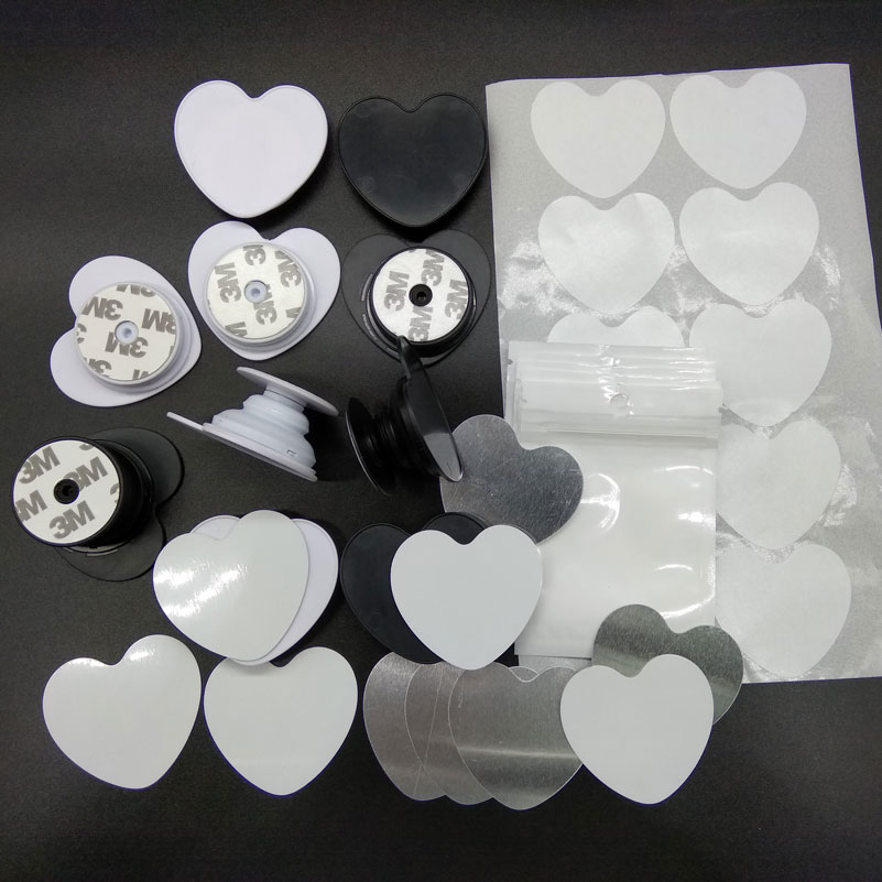Sweetheart Cell Phone Finger Holder with Blank Aluminum Sublimation Insert and adhesive for Customized Phone Grip Stand Mount Holder Bracket, White
Sweetheart Cell Phone Finger Holder with Blank Aluminum Sublimation Insert and adhesive for Customized Phone Grip Stand Mount Holder Bracket, White