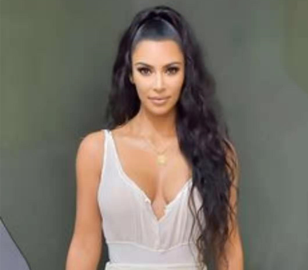 KIM Kardashian loose wave ponytail hairpiece wrap around 1pcs 100 human hair European remy drawstring ponytail 180g 160g natural color