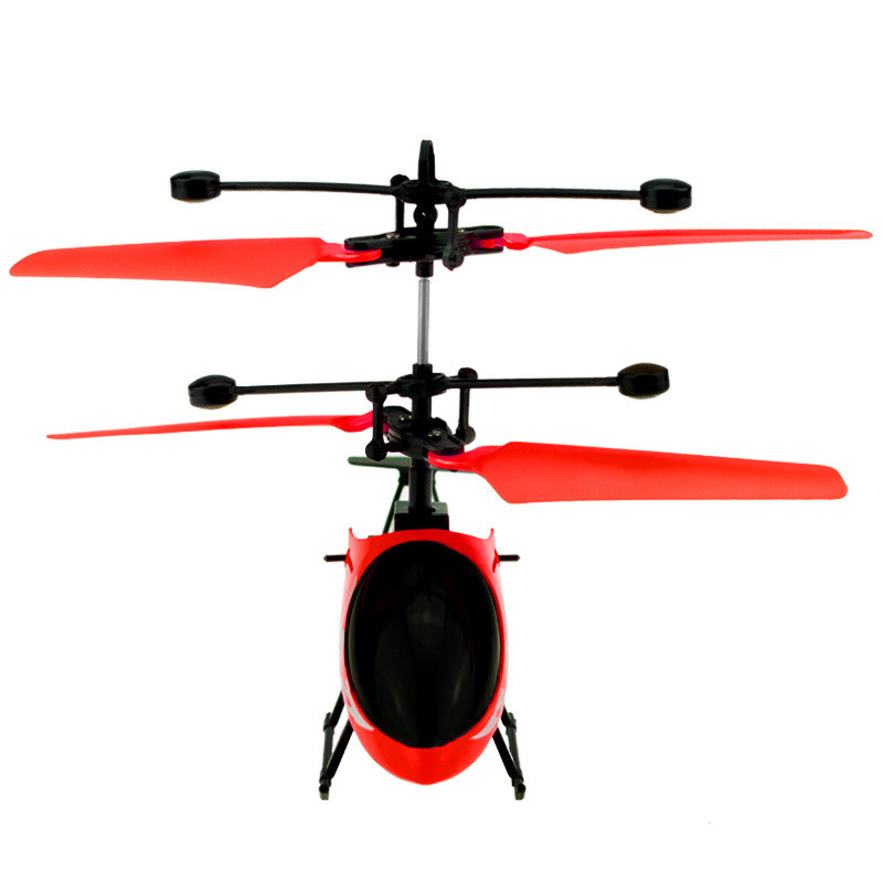 Kids Toys Originality Hot Sale High Quality Flying Helicopter Mini RC Infrared Induction Aircraft Flashing Light Drone Toys Christmas Gifts