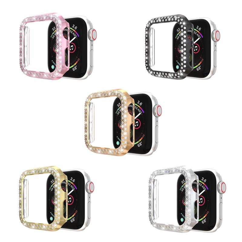 High Quality PC Cover Case with Double Row Diamond for Apple Iwatch 1 2 3 4 5 series 38mm/42mm 40MM/44MM Five Colors Optional
High Quality PC Cover Case with Double Row Diamond for Apple Iwatch 1 2 3 4 5 series 38mm/42mm 40MM/44MM Five Colors Optional
