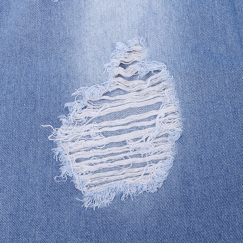 Summer Women Sexy Streetwear High Waist Short Denim Skirt Female Hollow Out Tassel Bodycon Split Cowgirl Mini Skirts Blue Jeans C19041601