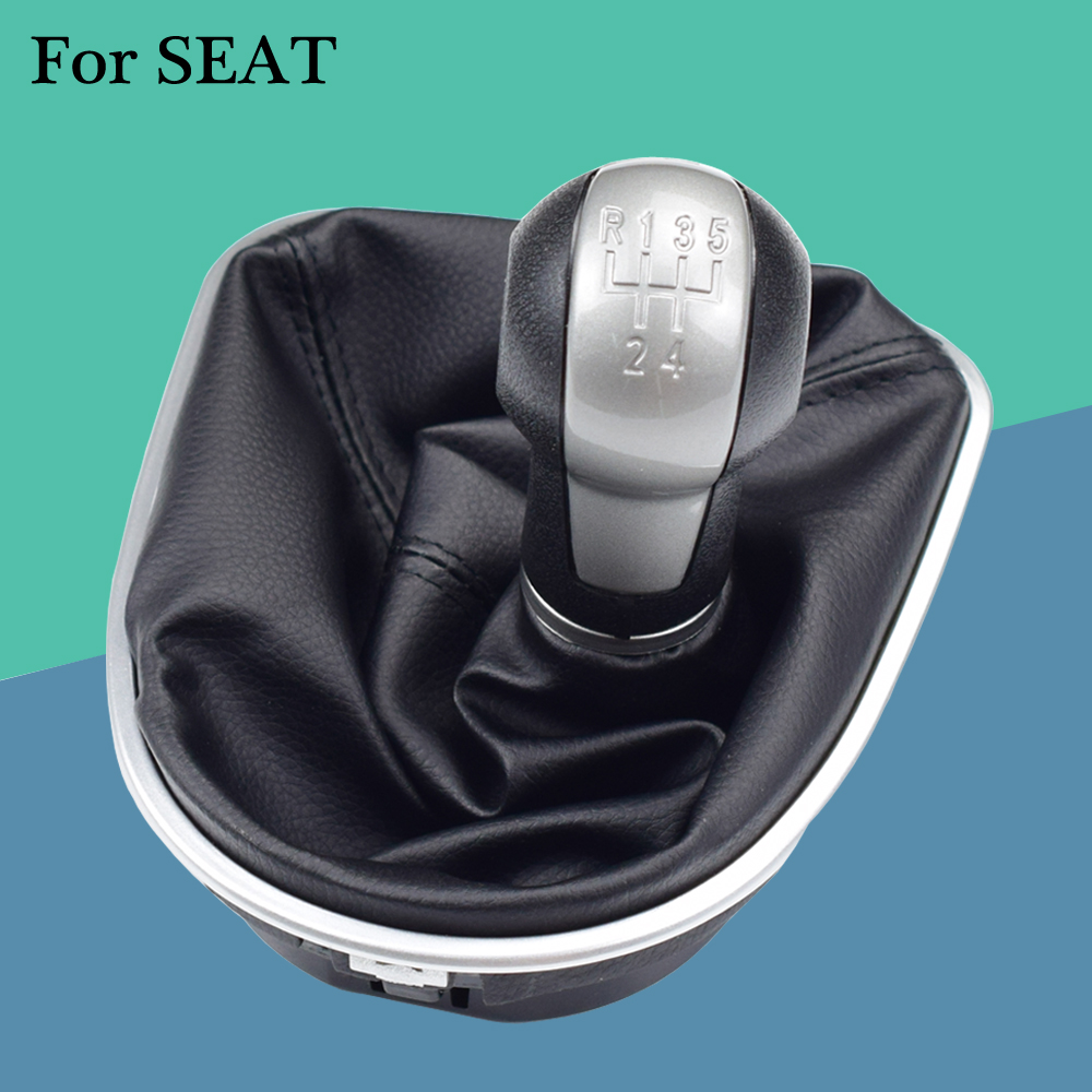 5 Speed 6 Speed For Seat Altea 2004-2012 Leon II 2005-12 Toledo III 2004-09 ABS Plastic+PU Leather Gear shift knob Complete Set
5 Speed 6 Speed For Seat Altea 2004-2012 Leon II 2005-12 Toledo III 2004-09 ABS Plastic+PU Leather Gear shift knob Complete Set