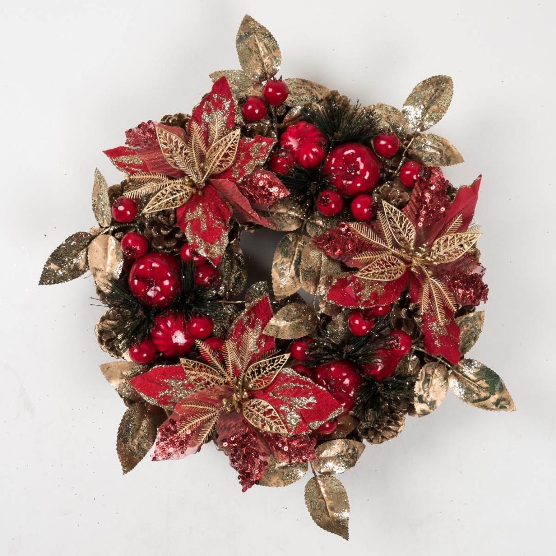 Handmade Christmas Wreath Craft Nature Staff Stars Decoration Window Door Wreath Garland With Bell Ornaments Pendant, Red
Handmade Christmas Wreath Craft Nature Staff Stars Decoration Window Door Wreath Garland With Bell Ornaments Pendant, Red