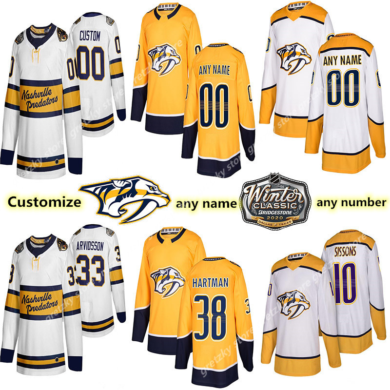 Custom Nashville Predators jerseys 33 ARVIDSSON 4 ELLIS 38 HARTMAN 64 GRANLUND 15 SMITH Customize any number any name hockey jersey, White kids
Custom Nashville Predators jerseys 33 ARVIDSSON 4 ELLIS 38 HARTMAN 64 GRANLUND 15 SMITH Customize any number any name hockey jersey, White kids