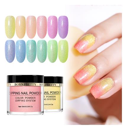 Pearl Dipping Nail Shining Holographic Glitter Dip Nail Power Gradient French Natural Dry Without Lamp Cure
Pearl Dipping Nail Shining Holographic Glitter Dip Nail Power Gradient French Natural Dry Without Lamp Cure