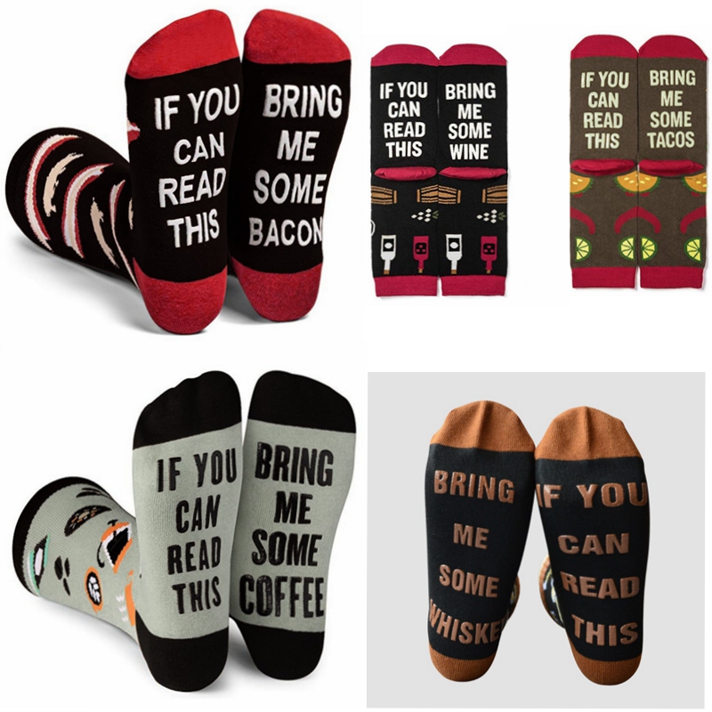 2020 New IF YOU CAN READ THIS Mens Sock bacon wine tea coffee tacos dog thsi Womens Chaussettes Fashion Mens Socks DHL, A1
2020 New IF YOU CAN READ THIS Mens Sock bacon wine tea coffee tacos dog thsi Womens Chaussettes Fashion Mens Socks DHL, A1