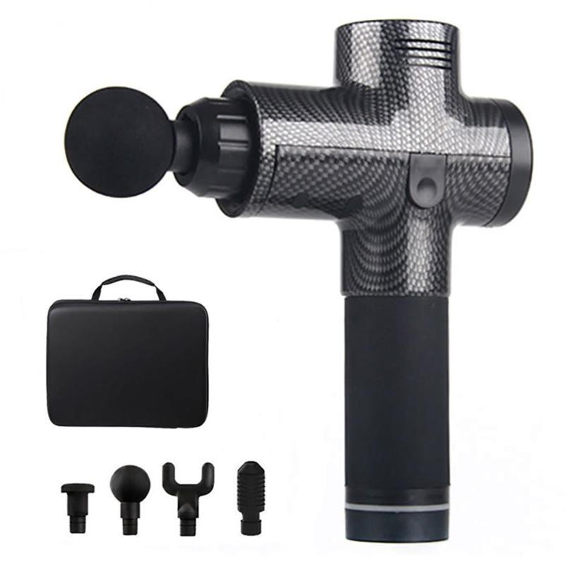 4 rechargeable muscle massage gun electric fascia gun massager high power helps relieve muscle aches and stiff
4 rechargeable muscle massage gun electric fascia gun massager high power helps relieve muscle aches and stiff