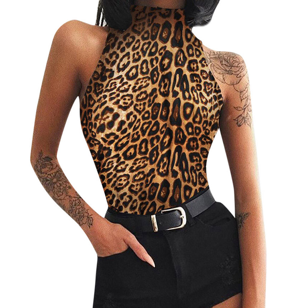CHAMSGEND Women Sexy Leopard Turtleneck Sleeveless Jumpsuit Playsuits Jumpsuits feminino rompers jumpsuit C3019
CHAMSGEND Women Sexy Leopard Turtleneck Sleeveless Jumpsuit Playsuits Jumpsuits feminino rompers jumpsuit C3019