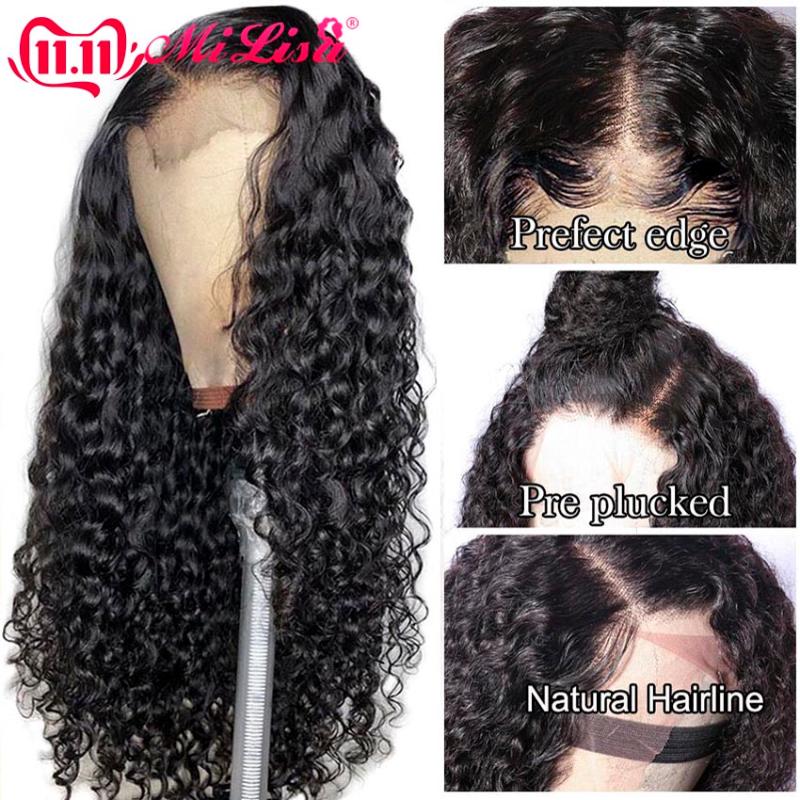 Water Wave Wig Lace Front Human Hair Wigs for Black Women Pre Plucked With Baby Hair Brazilian 13x4 Lace Frontal Wigs Remy, As pic
Water Wave Wig Lace Front Human Hair Wigs for Black Women Pre Plucked With Baby Hair Brazilian 13x4 Lace Frontal Wigs Remy, As pic
