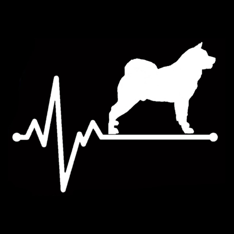 14.5CM*10.6CM Akita Lifeline Dog Heartbeat Cool Graphics Vinyl Motorcycle SUVs Bumper Car Window Car Sticker, Color
14.5CM*10.6CM Akita Lifeline Dog Heartbeat Cool Graphics Vinyl Motorcycle SUVs Bumper Car Window Car Sticker, Color