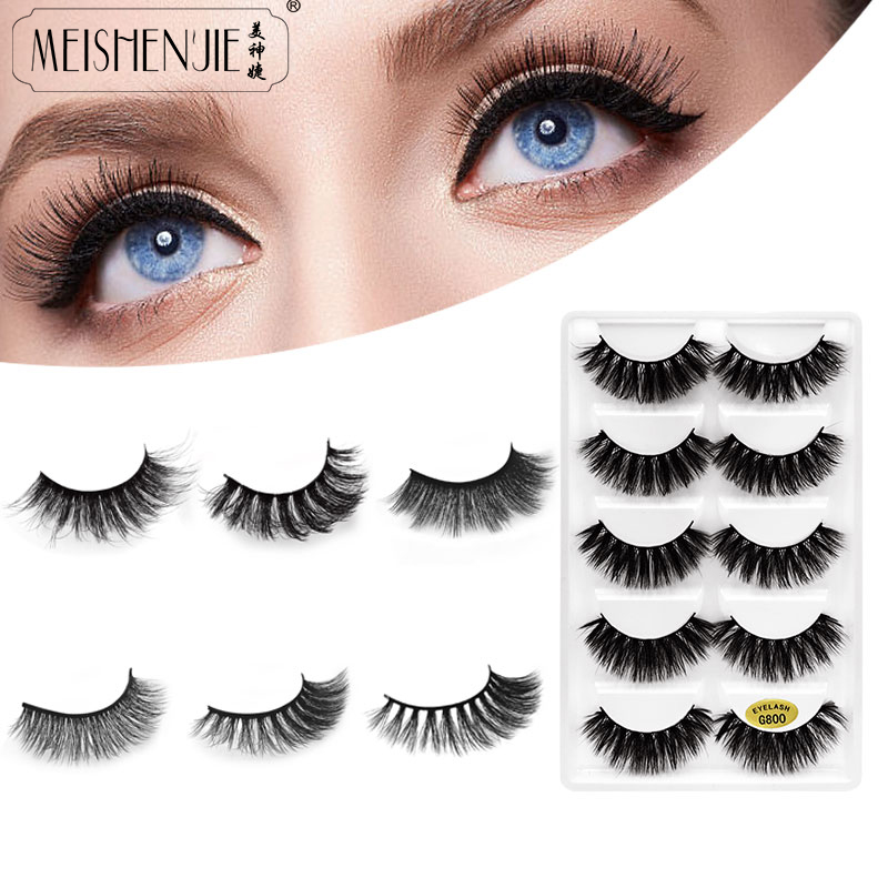 New fashion 5 pairs false eyelashes natural long lashes mink eyelashes 3d mink lashes eyelash extension cilios beauty
New fashion 5 pairs false eyelashes natural long lashes mink eyelashes 3d mink lashes eyelash extension cilios beauty