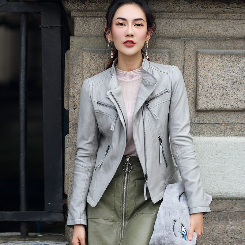 Geniune Leather Jacket Women Sheepskin Leather Plus Size Jacket Short Motocycle Outwear Jaqueta De Couro 6661 MF169, Black
Geniune Leather Jacket Women Sheepskin Leather Plus Size Jacket Short Motocycle Outwear Jaqueta De Couro 6661 MF169, Black