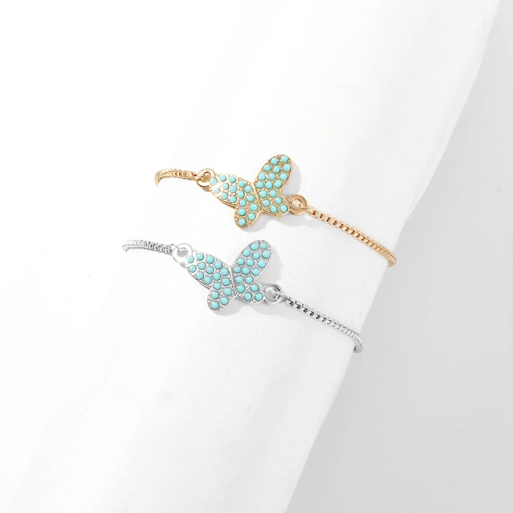 butterfly charm bracelets for women alloy chain Peacock blue animal bracelet bohemian gold silver holiday style fashion lover jewelry gifts, Golden;silver
butterfly charm bracelets for women alloy chain Peacock blue animal bracelet bohemian gold silver holiday style fashion lover jewelry gifts, Golden;silver