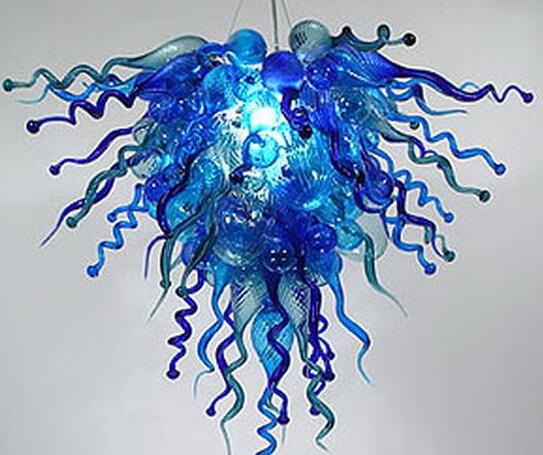 Lamps Modern Blue and Green Stained Chandeliers LED Bulbs Fashion Artistic Hand Blown Glass Chandelier Lighting
Lamps Modern Blue and Green Stained Chandeliers LED Bulbs Fashion Artistic Hand Blown Glass Chandelier Lighting
