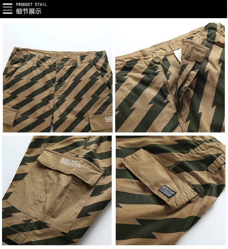 Shorts summer trend cotton casual sports five Division pants wholesale men's clothing