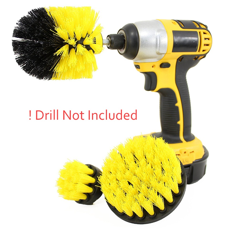 3 Pcs Power Scrub Drill Cleaning Brush For Bathroom Shower Tile Grout Cordless Scrubber Attachment Brushes Kit c845
3 Pcs Power Scrub Drill Cleaning Brush For Bathroom Shower Tile Grout Cordless Scrubber Attachment Brushes Kit c845