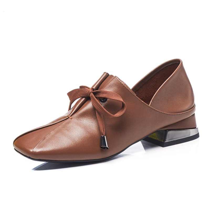 new genuine leather women heels shoes girls square toe fashion low heel shoes woman work shoes, Black
new genuine leather women heels shoes girls square toe fashion low heel shoes woman work shoes, Black