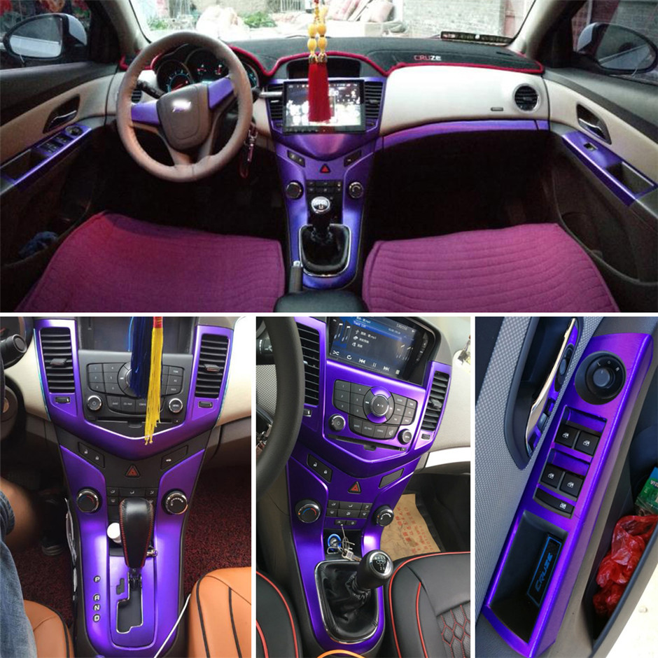 For Chevrolet Cruze 2009-2014 Interior Central Control Panel Door Handle 3D/5D Carbon Fiber Stickers Decals Car styling Accessorie