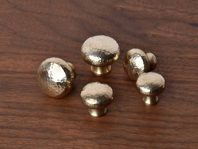 mushroom Hammer pattern solid simple drawer handle furniture cabinet knob hardware wardrobe shoe door single hole closet cone pull