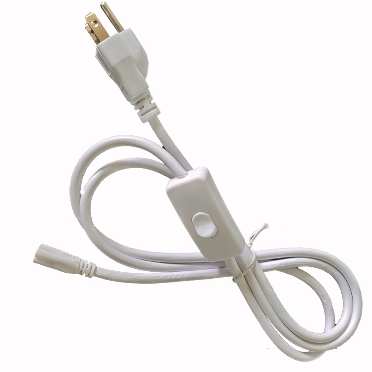 Power Cords With Switch 1ft 2ft 3ft 4ft 5ft Extension Cord T5 T8 Connector Cable Cord Wire For Integrated LED Fluorescent Tube
Power Cords With Switch 1ft 2ft 3ft 4ft 5ft Extension Cord T5 T8 Connector Cable Cord Wire For Integrated LED Fluorescent Tube