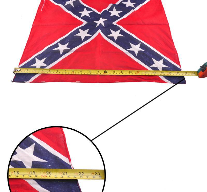 Confederate Flag bandannas do-rags headwraps Civil War Flag 55*55cm Bandana Headband For Adult Bandanas National Polyester Cotton