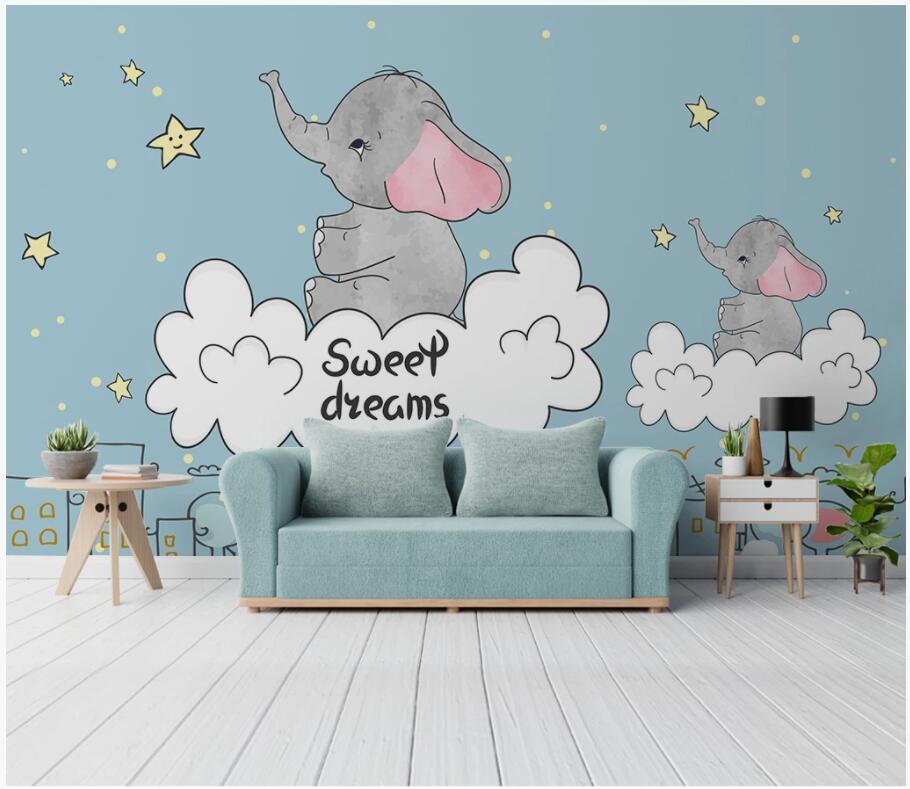 WDBH custom photo mural 3d wallpaper Hand drawn cartoon fantasy white cloud star baby elephant decor 3d wall murals wallpaper for walls 3 d, Non-woven wallpaper
WDBH custom photo mural 3d wallpaper Hand drawn cartoon fantasy white cloud star baby elephant decor 3d wall murals wallpaper for walls 3 d, Non-woven wallpaper