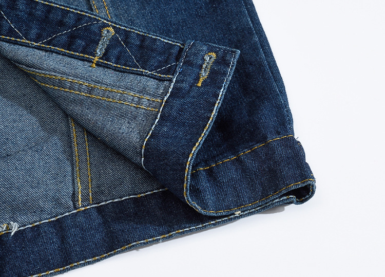 Cotton Jeans Sleeveless Jacket Vest Men Plus Size 5XL Dark Blue Denim Jeans Vest Male Cowboy Outdoors Waistcoat Mens Jackets S191019