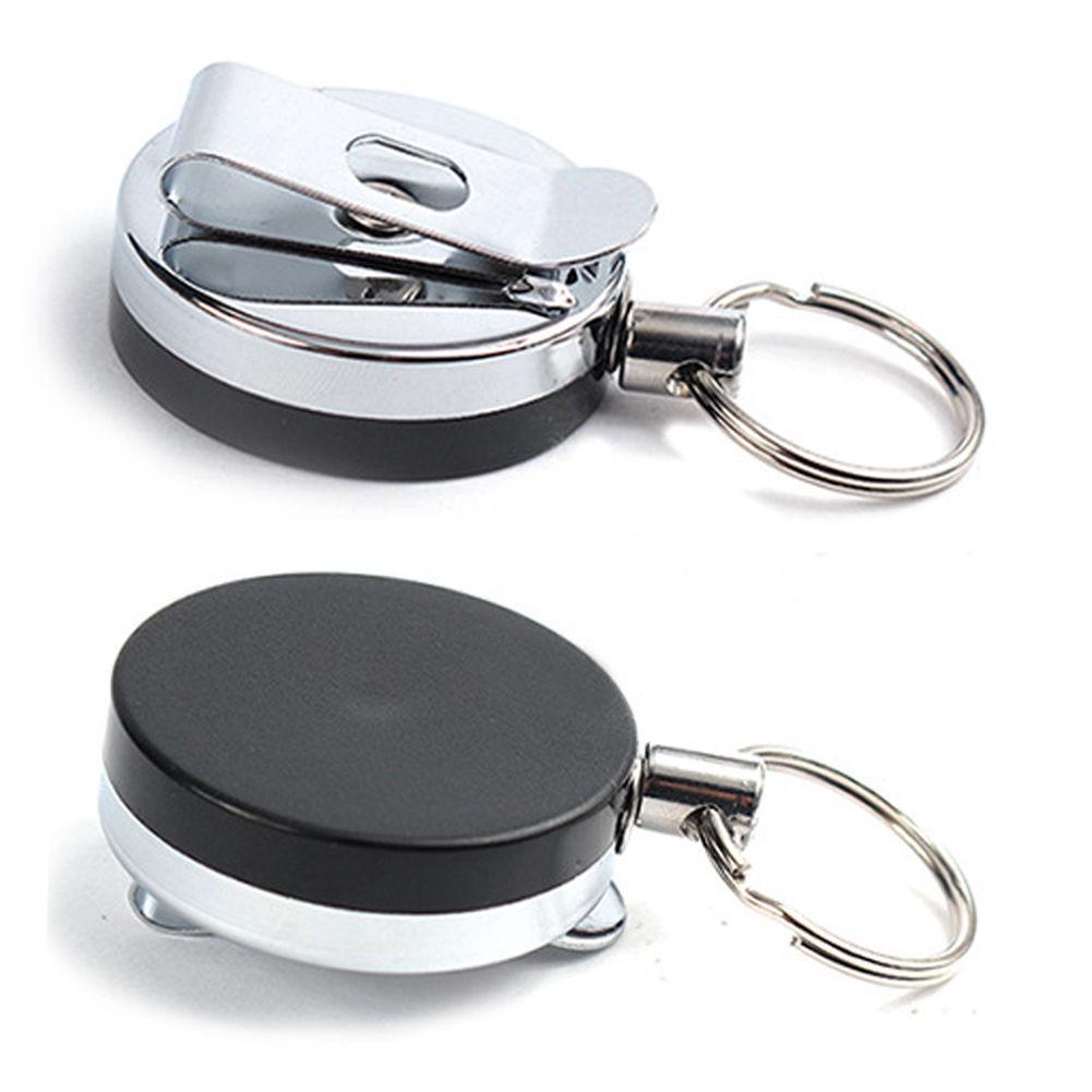 Wholesale- Stainless Steel Retractable Key Chain Recoil Ring Belt Clip Ski Pass ID Holder Party Supplies
Wholesale- Stainless Steel Retractable Key Chain Recoil Ring Belt Clip Ski Pass ID Holder Party Supplies