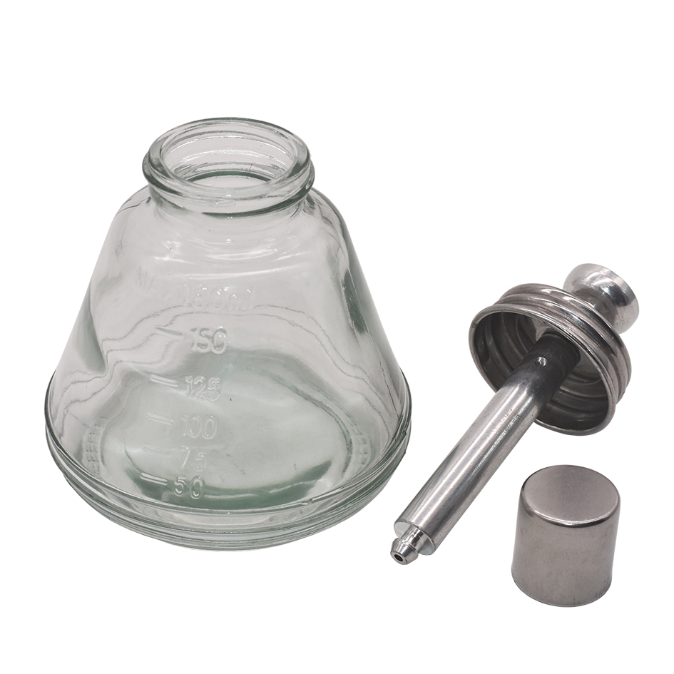 180ml OCA/Loca Glue Remover Transparent Glass Press Automatic Water Pumping Dispenser Cleaning Alcohol Bottle