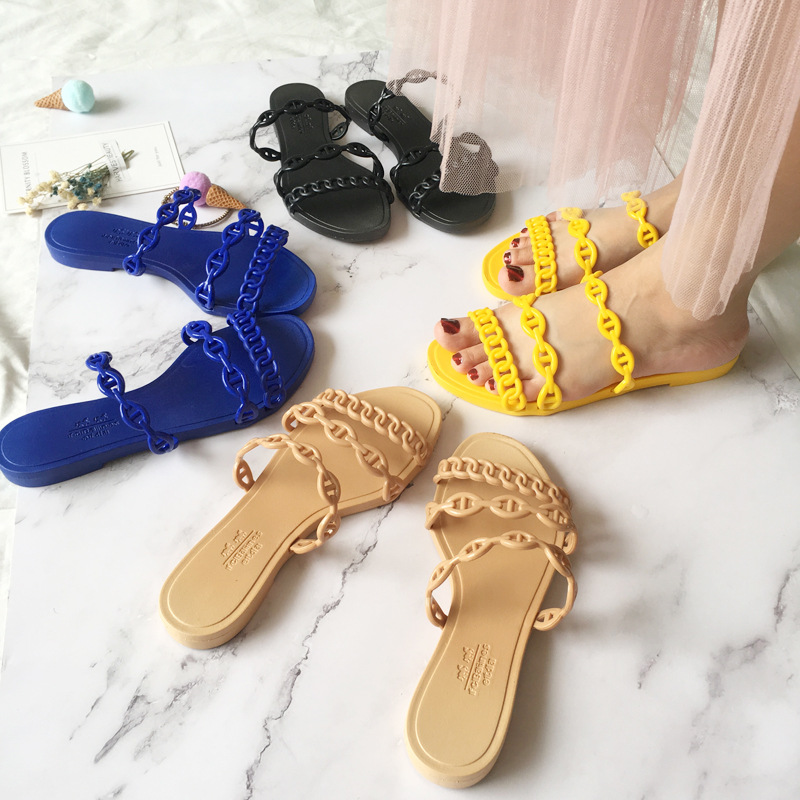 2020 New Flat outdoor slippers Sandals Roman Flat Women Flip Flops Casual Slippers, Brown
2020 New Flat outdoor slippers Sandals Roman Flat Women Flip Flops Casual Slippers, Brown