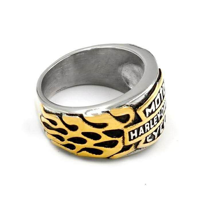 Men Punk Band Ring 316L Stainless Titanium Steel Creative Personality Gold Silver Harley Motorcycle Jewelry Finger Rings SIze 7/8/9/10/11/12/13
Men Punk Band Ring 316L Stainless Titanium Steel Creative Personality Gold Silver Harley Motorcycle Jewelry Finger Rings SIze 7/8/9/10/11/12/13