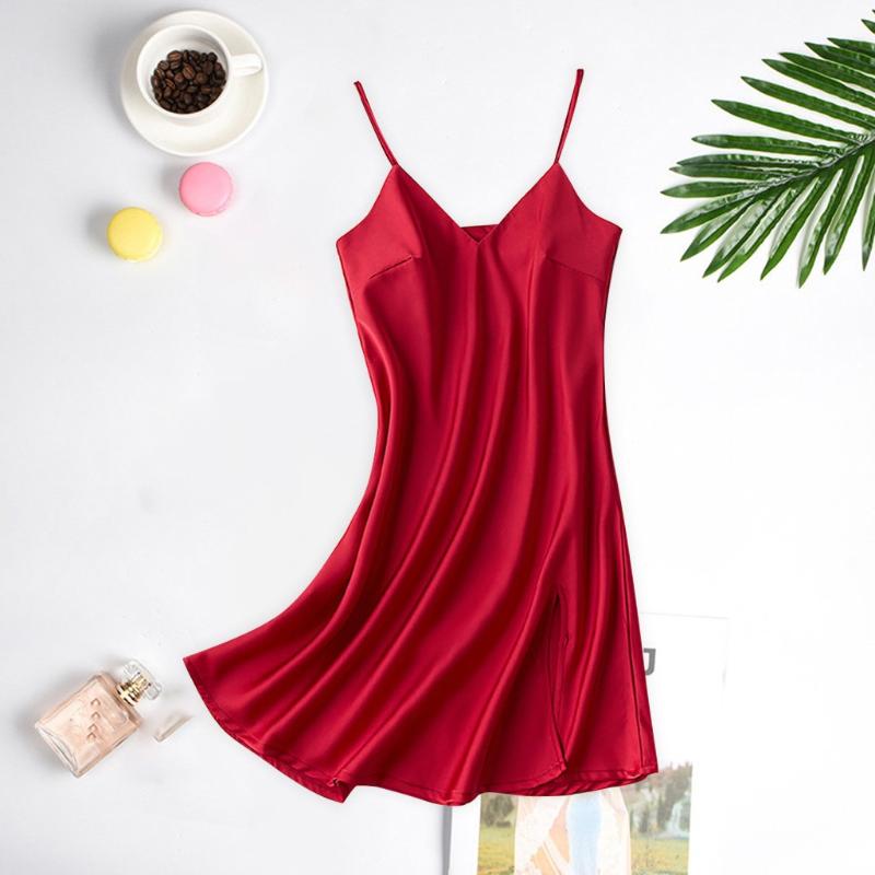High Quality Nightdress Women Dress Summer Spaghetti Satin Night Dress Very Soft Smooth Sheer Sleep Lace Robe Homewear #W, Beige
High Quality Nightdress Women Dress Summer Spaghetti Satin Night Dress Very Soft Smooth Sheer Sleep Lace Robe Homewear #W, Beige