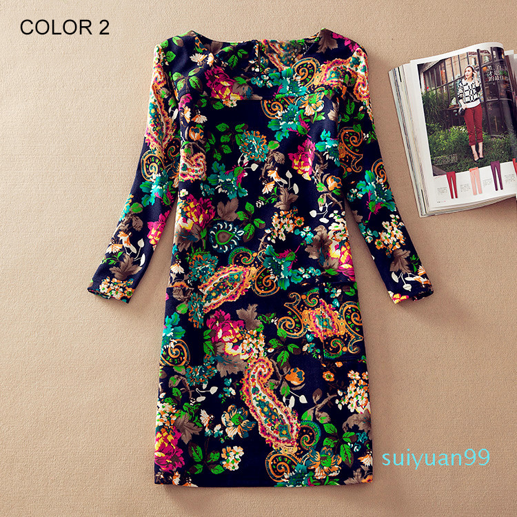 Hot Sale New Plus Size Women Clothing Spring Fashion Flower Print Women Dress Ladies Long Sleeve Casual Autumn Dresses Clothing, Black;gray
Hot Sale New Plus Size Women Clothing Spring Fashion Flower Print Women Dress Ladies Long Sleeve Casual Autumn Dresses Clothing, Black;gray