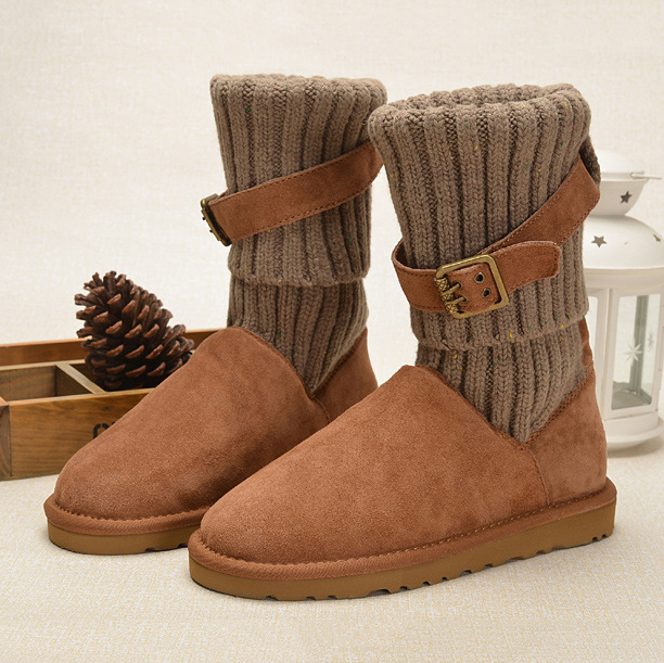 Australia Classic Brand Womens girl Knitting Wool Sweater Knee Boots Ankle Boots Tie Black Grey Blue Winter Snow Boots A501, Item#3
Australia Classic Brand Womens girl Knitting Wool Sweater Knee Boots Ankle Boots Tie Black Grey Blue Winter Snow Boots A501, Item#3