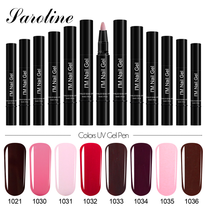 Saroline Color UV Gel Nail Varnish Pen Semi-permanent Soak Off 5ML Hybrid Candy Gel Polish 35 Colors Easy To Use UV Lacquer, 61white
Saroline Color UV Gel Nail Varnish Pen Semi-permanent Soak Off 5ML Hybrid Candy Gel Polish 35 Colors Easy To Use UV Lacquer, 61white