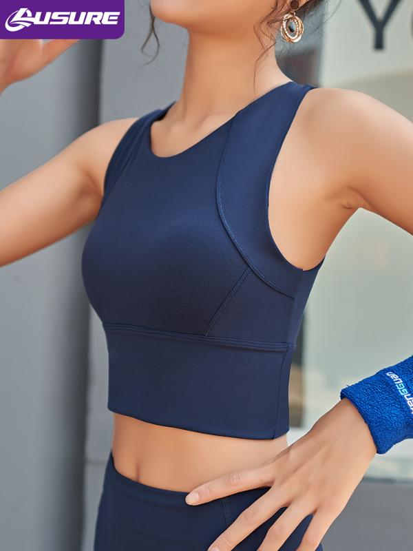 Lusure sports underwear women's shockproof running yoga beauty vest-style gathered anti-sag fitness clothes bra bra, Blue
Lusure sports underwear women's shockproof running yoga beauty vest-style gathered anti-sag fitness clothes bra bra, Blue