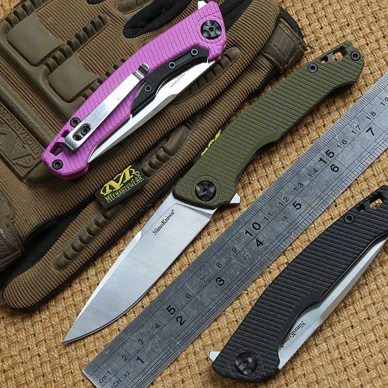 Nimo knives PROLETARLAN Flipper folding knife 9Cr18mov Blade ball bearings G10 handle outdoor Camp survival Knives EDC tools
Nimo knives PROLETARLAN Flipper folding knife 9Cr18mov Blade ball bearings G10 handle outdoor Camp survival Knives EDC tools