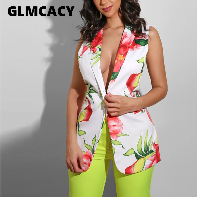 Women Floral Printed Vest Coat Office Ladies Waistcoat Sleeveless Blazer Double Breasted Outwear Elegant Top, Green
Women Floral Printed Vest Coat Office Ladies Waistcoat Sleeveless Blazer Double Breasted Outwear Elegant Top, Green