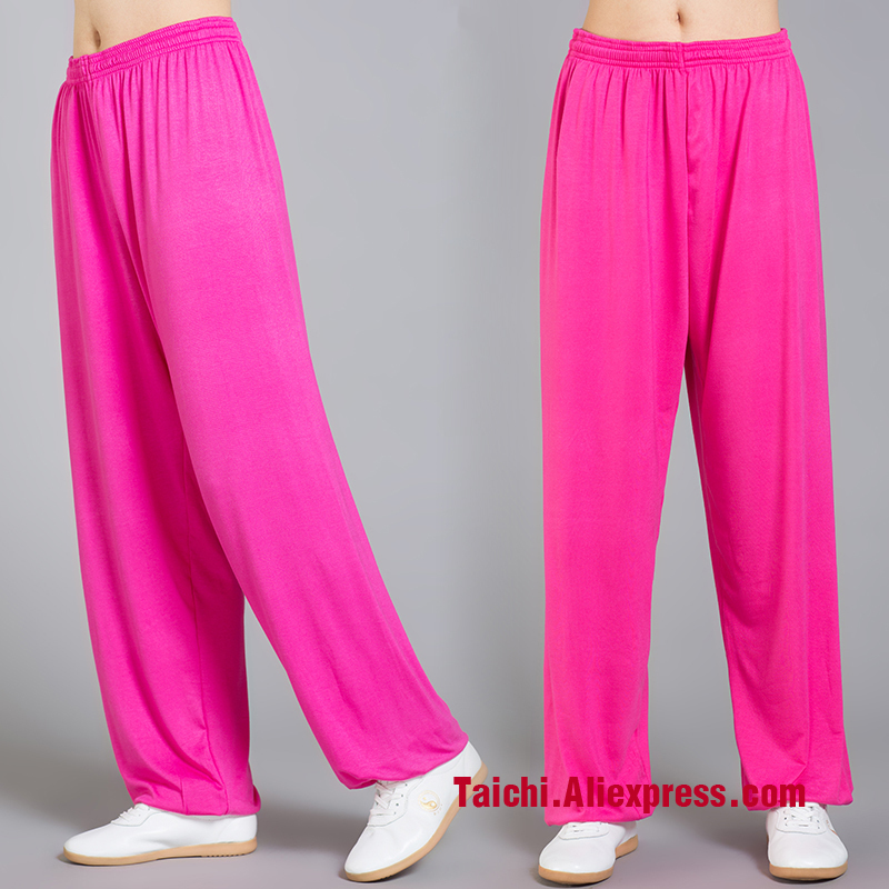 Modal Tai Chi Pants Woman and Man Wu Shu Pants Spring And Summer Martial Art Yoga Bright color, Black
Modal Tai Chi Pants Woman and Man Wu Shu Pants Spring And Summer Martial Art Yoga Bright color, Black